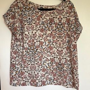 Floral print top